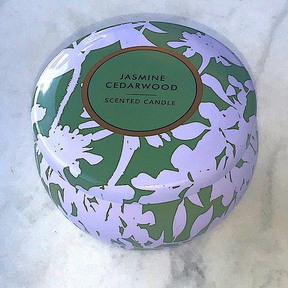 SUSAN JACOBS NEW YORK CANDLE “JASMINE CEDARWOOD” NEW 1 WICK TIN VESSEL 3.3 NEW - Picture 2 of 4